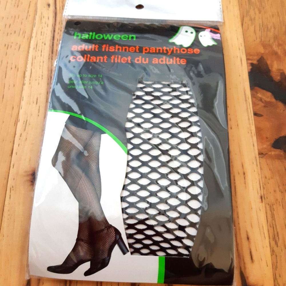 Nwt black fishnets